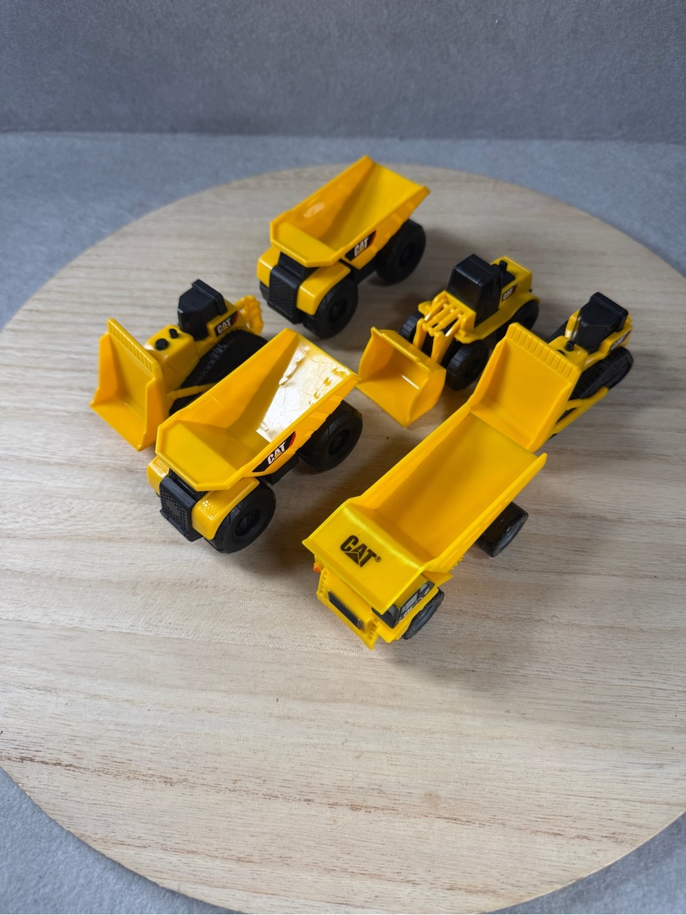 CAT Mini Machines Construction Toy Lot 6 Pack Dump Truck Bulldozer Wheel Loader